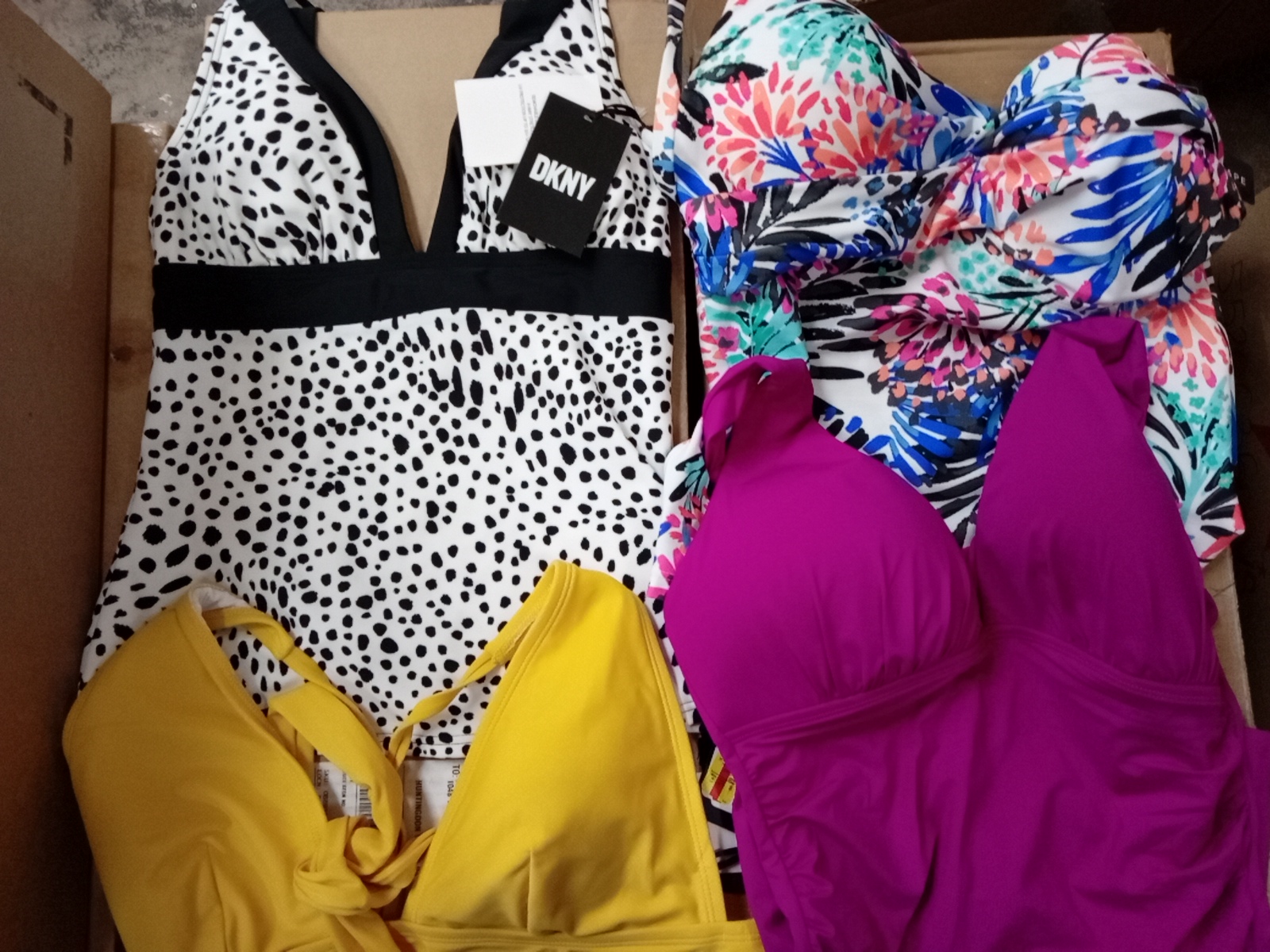 Island Escape, Swim, Island Escape Womens Bloom Printed Bikini Swim  Bottoms Black Size 6