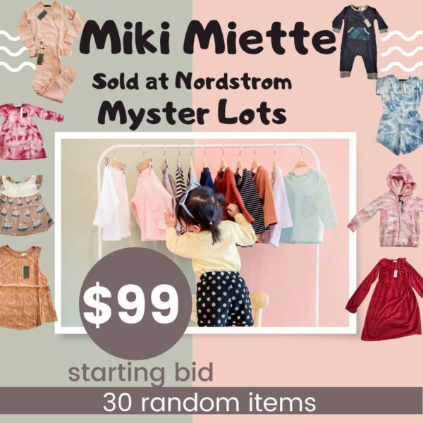 Miki Miette Kids Mystery Lot(sold at Nordstrom), SHELF PULLS, 5523581, 30 units, PA